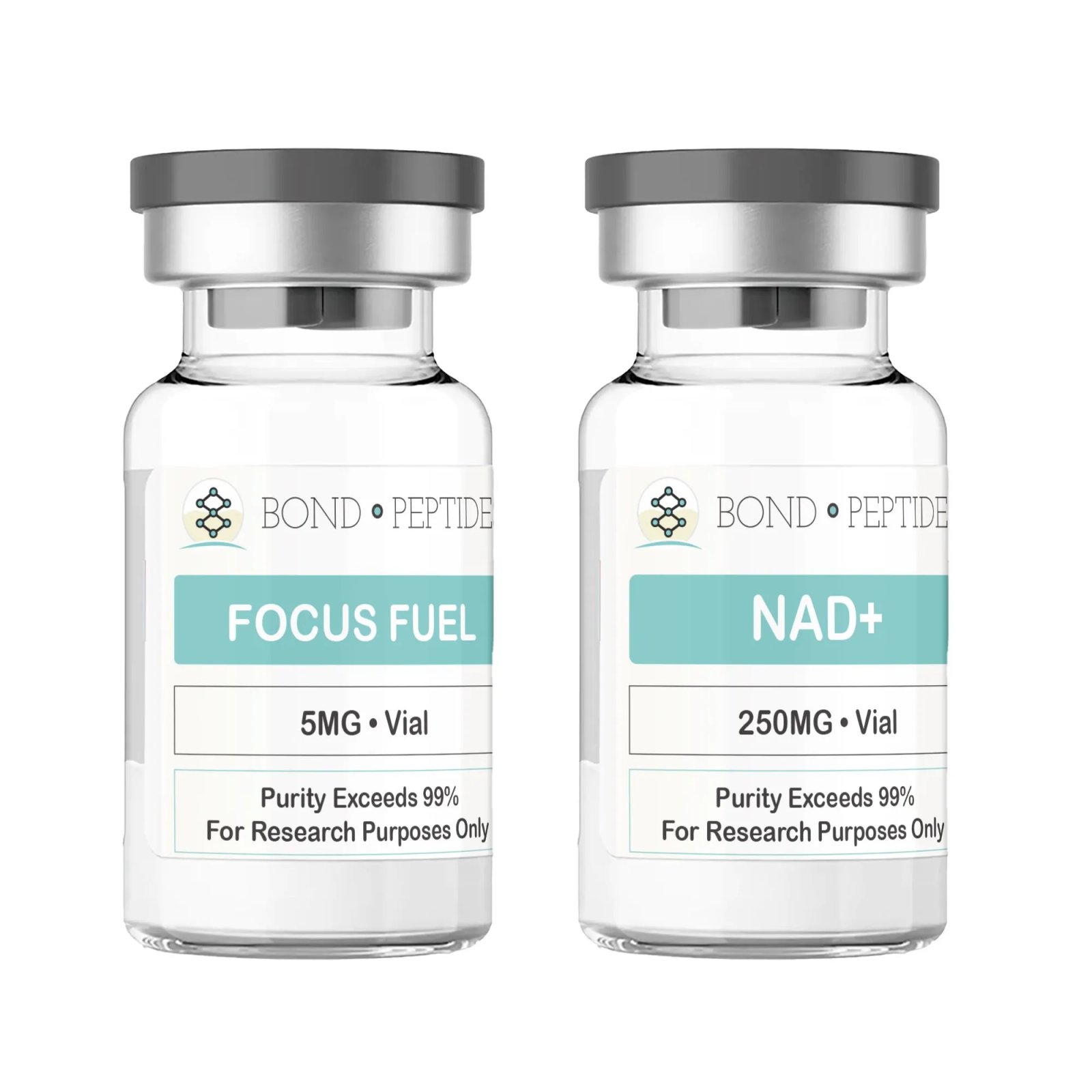 Bond Peptides Focus Fuel Vial 5 mg + NAD+ Vial 250 mg