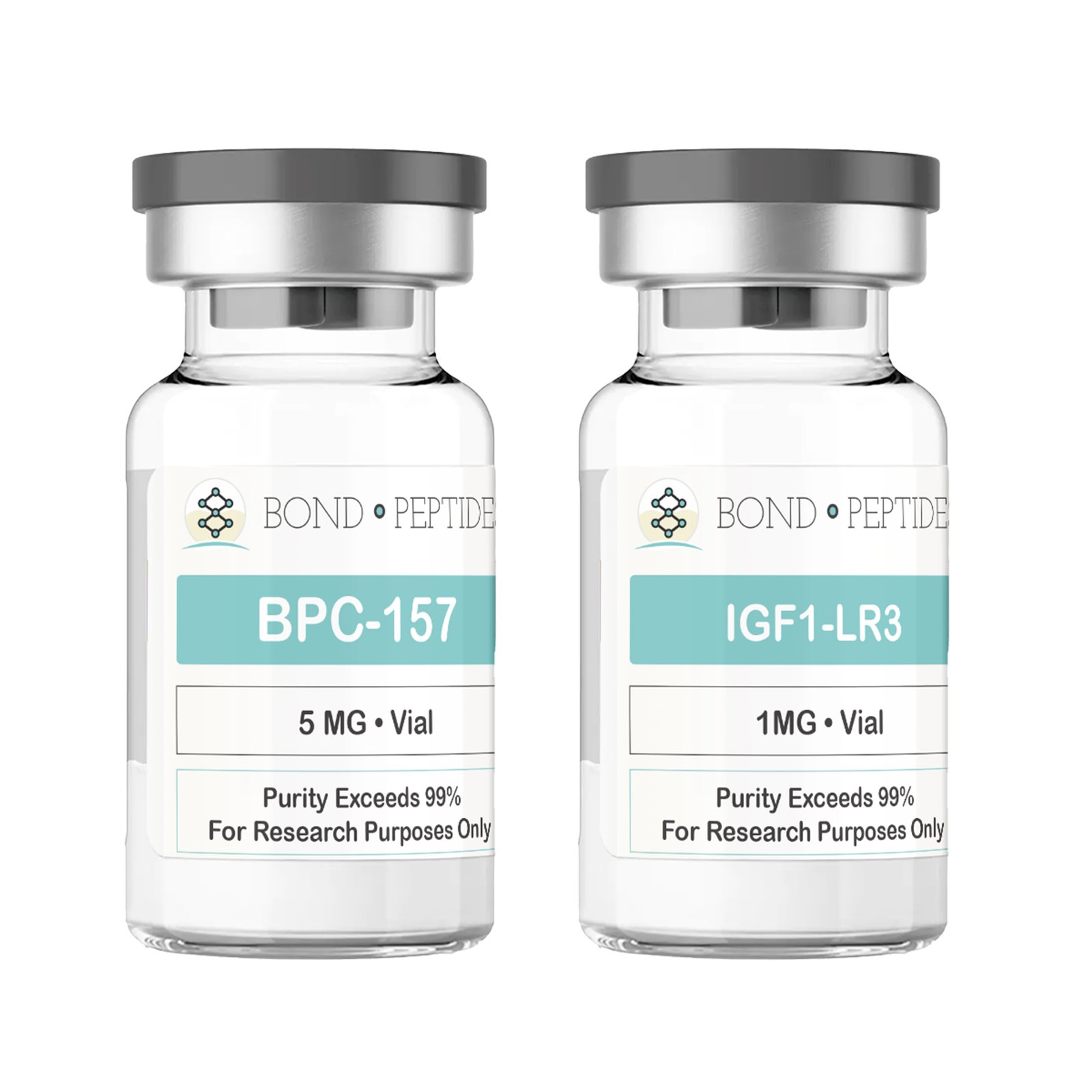 Bond Peptides IGF1-LR3 Vial 1 mg + BPC-157 Vial 5 mg