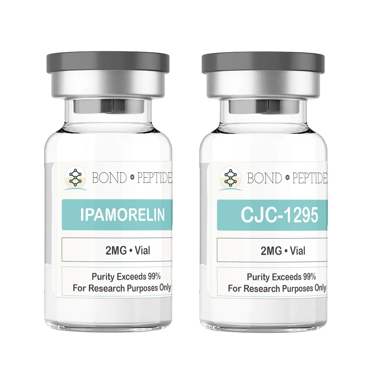 Bond Peptides CJC-1295 Vial 2 mg + Ipamorelin Vial 2 mg